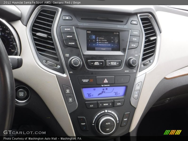 Serrano Red / Beige 2013 Hyundai Santa Fe Sport AWD