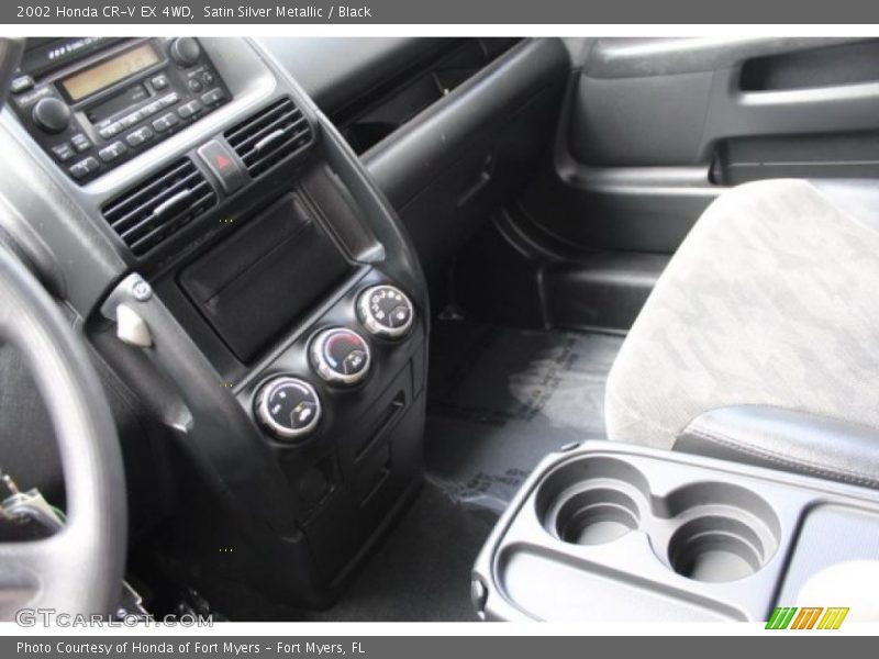 Satin Silver Metallic / Black 2002 Honda CR-V EX 4WD