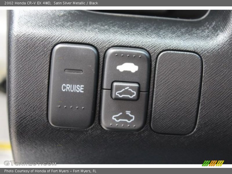 Satin Silver Metallic / Black 2002 Honda CR-V EX 4WD