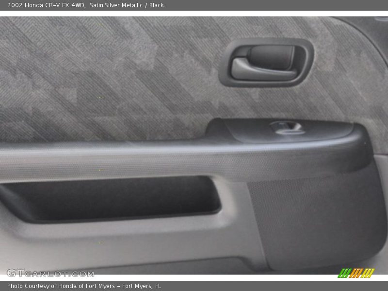 Satin Silver Metallic / Black 2002 Honda CR-V EX 4WD