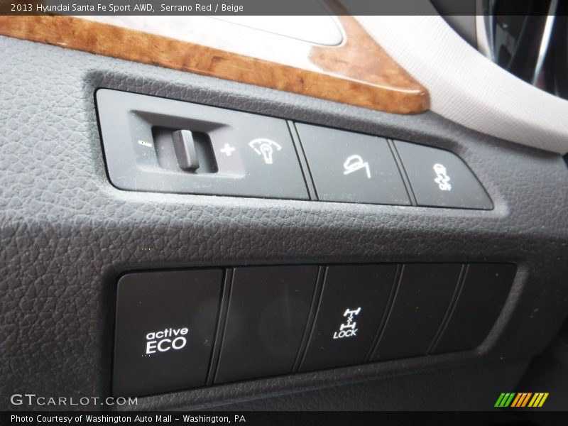 Serrano Red / Beige 2013 Hyundai Santa Fe Sport AWD