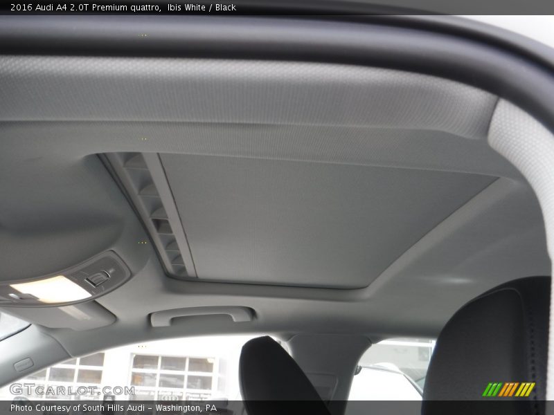 Ibis White / Black 2016 Audi A4 2.0T Premium quattro