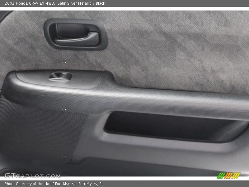 Satin Silver Metallic / Black 2002 Honda CR-V EX 4WD