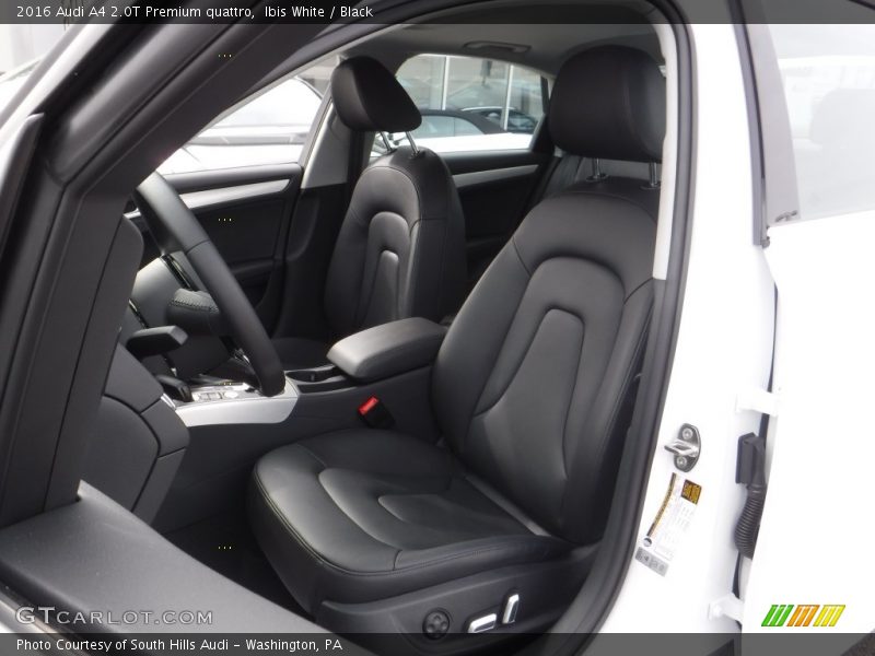 Ibis White / Black 2016 Audi A4 2.0T Premium quattro