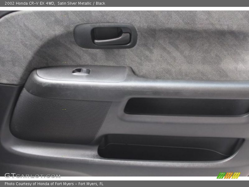 Satin Silver Metallic / Black 2002 Honda CR-V EX 4WD