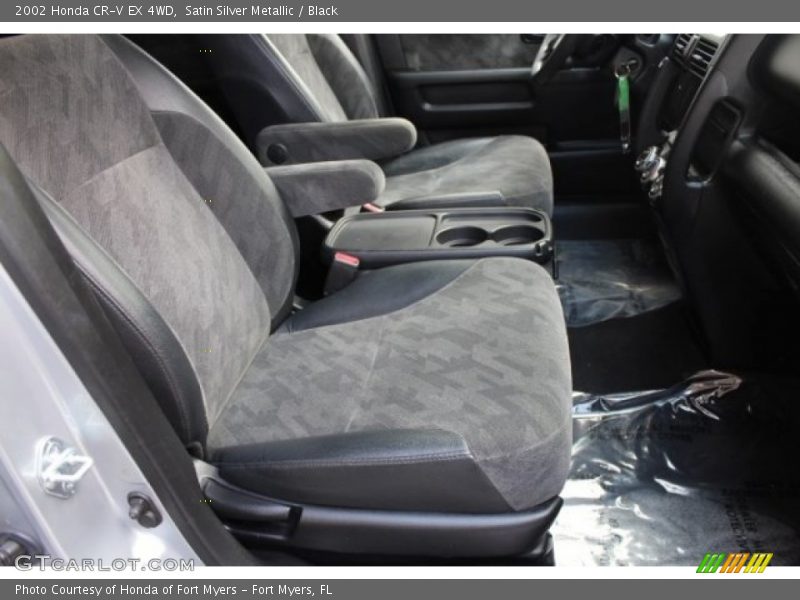 Satin Silver Metallic / Black 2002 Honda CR-V EX 4WD