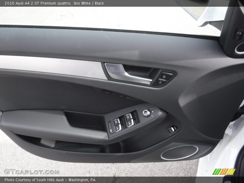 Ibis White / Black 2016 Audi A4 2.0T Premium quattro