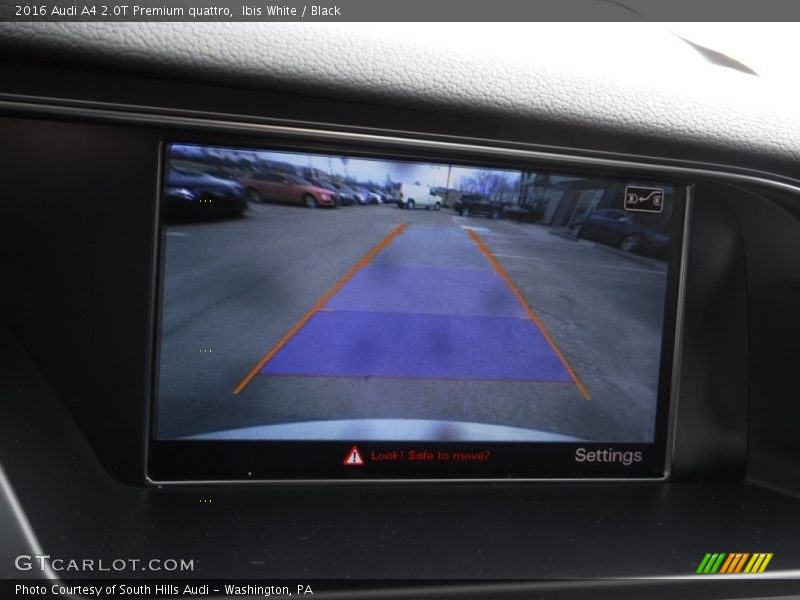 Ibis White / Black 2016 Audi A4 2.0T Premium quattro