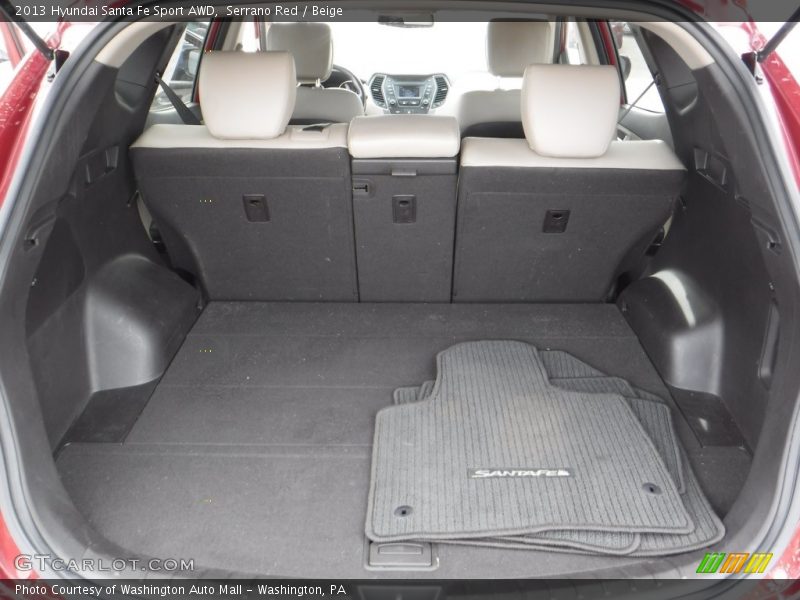 Serrano Red / Beige 2013 Hyundai Santa Fe Sport AWD