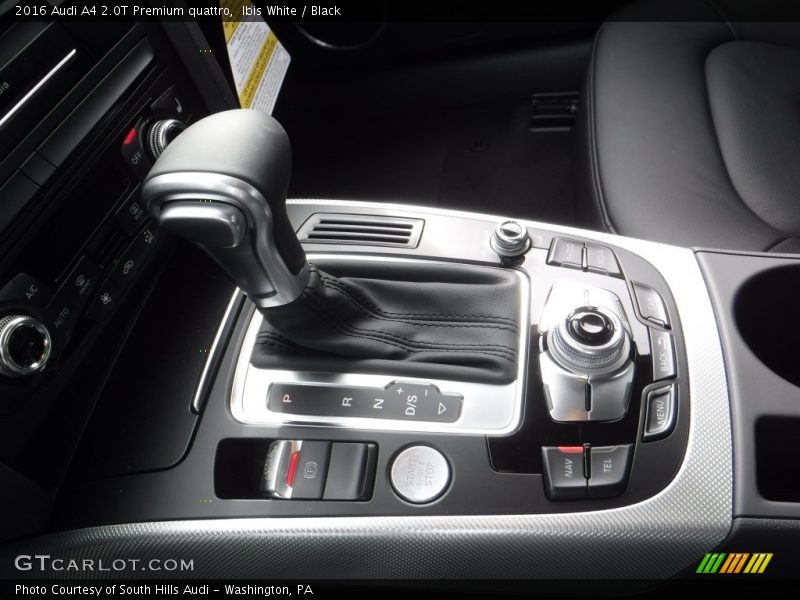 Ibis White / Black 2016 Audi A4 2.0T Premium quattro