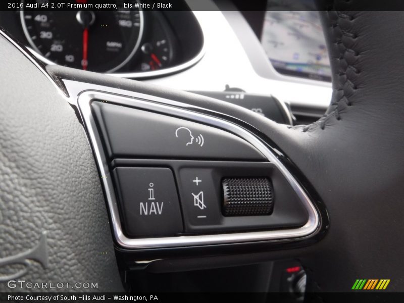 Ibis White / Black 2016 Audi A4 2.0T Premium quattro