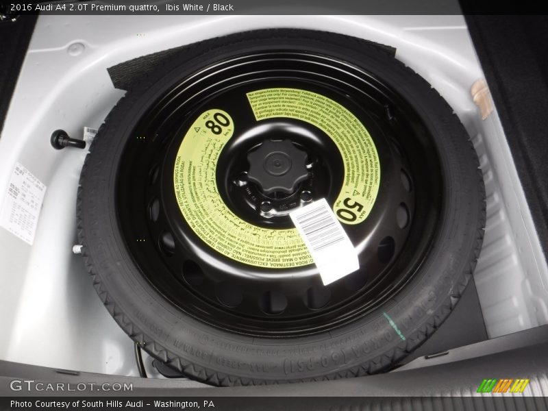 Ibis White / Black 2016 Audi A4 2.0T Premium quattro