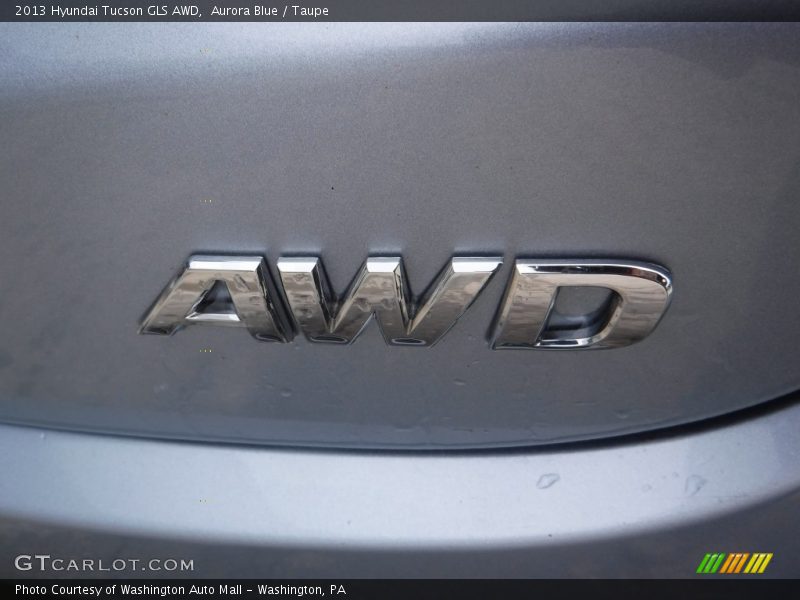 Aurora Blue / Taupe 2013 Hyundai Tucson GLS AWD
