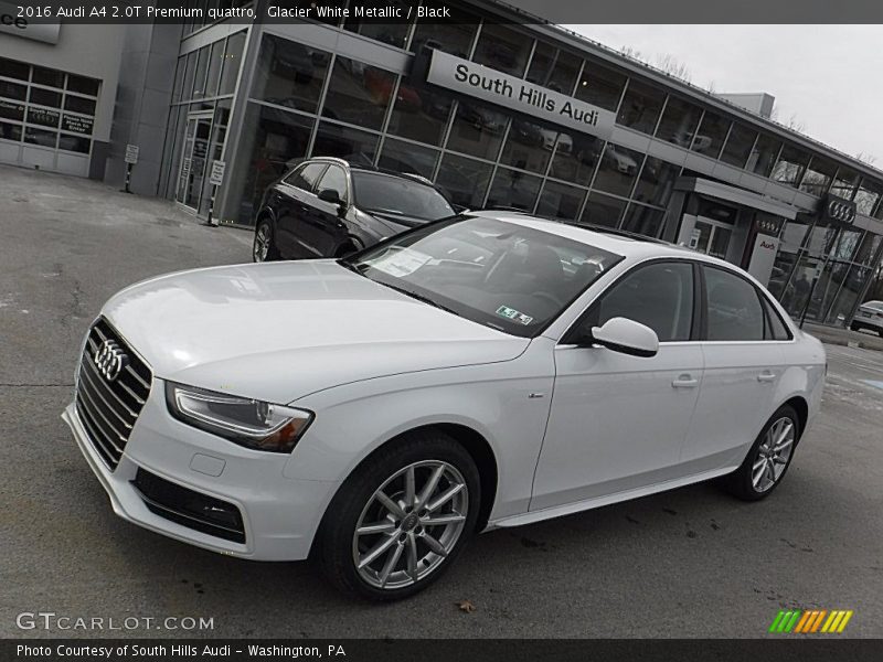 Glacier White Metallic / Black 2016 Audi A4 2.0T Premium quattro