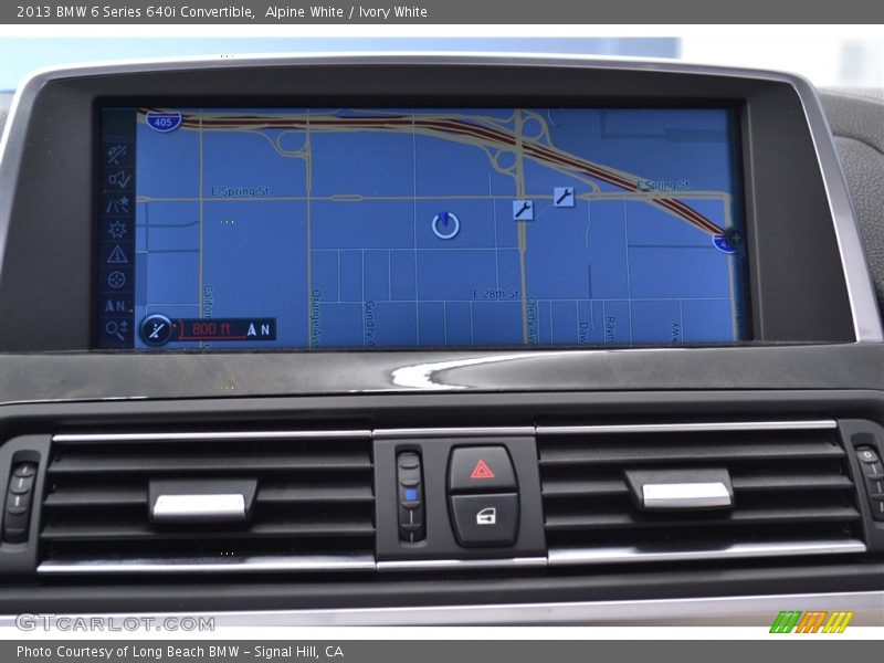 Alpine White / Ivory White 2013 BMW 6 Series 640i Convertible