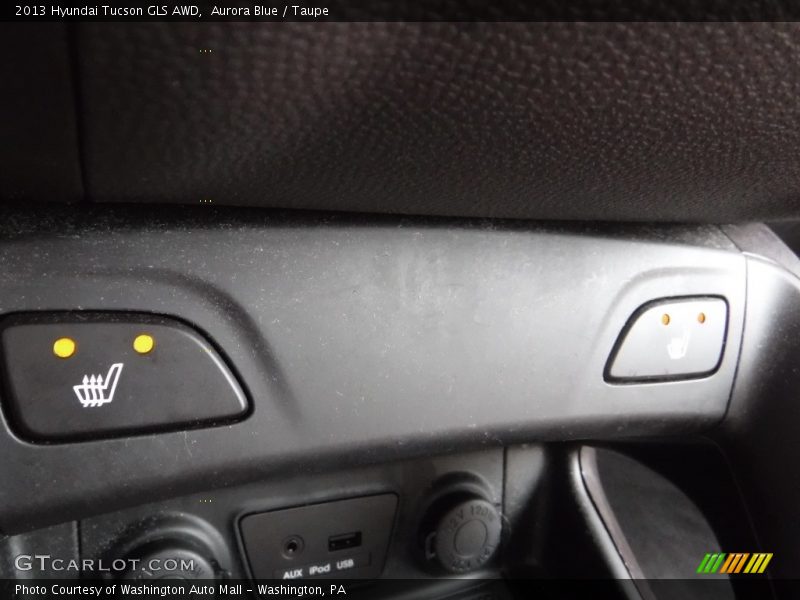 Aurora Blue / Taupe 2013 Hyundai Tucson GLS AWD