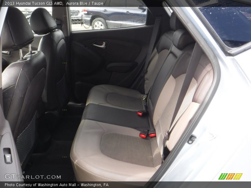 Aurora Blue / Taupe 2013 Hyundai Tucson GLS AWD