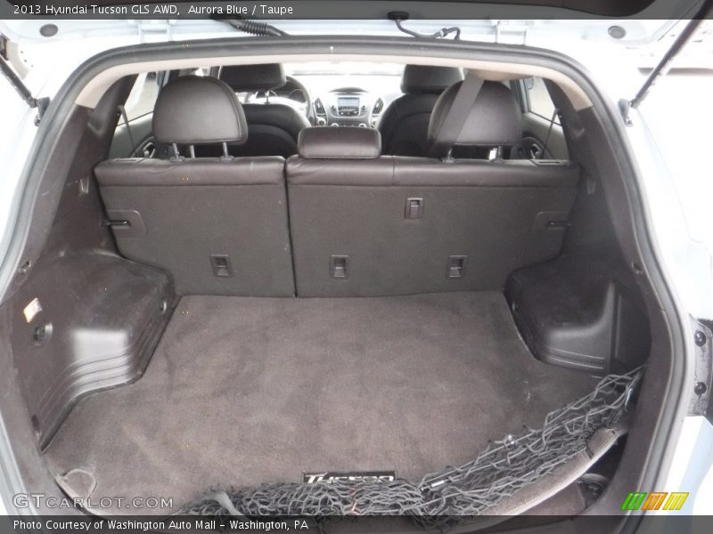 Aurora Blue / Taupe 2013 Hyundai Tucson GLS AWD