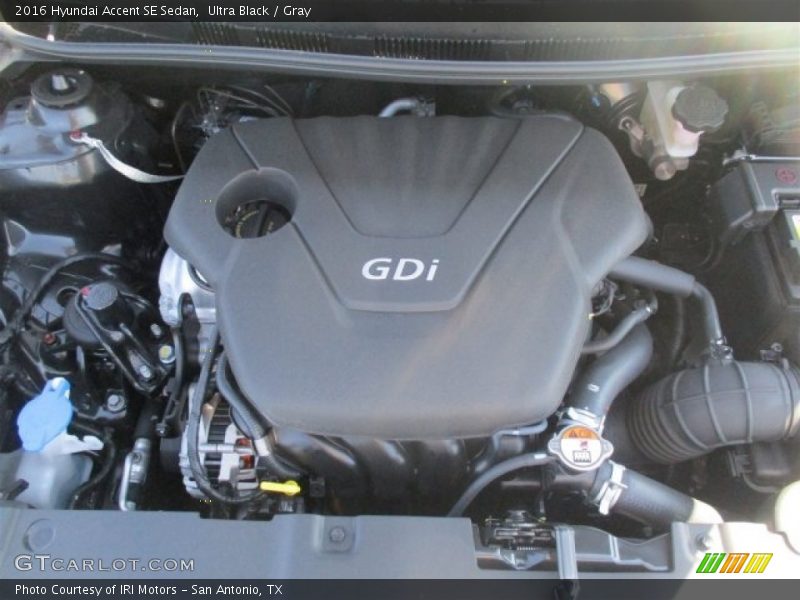 Ultra Black / Gray 2016 Hyundai Accent SE Sedan