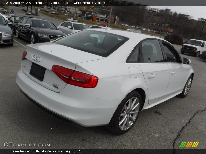 Glacier White Metallic / Black 2016 Audi A4 2.0T Premium quattro