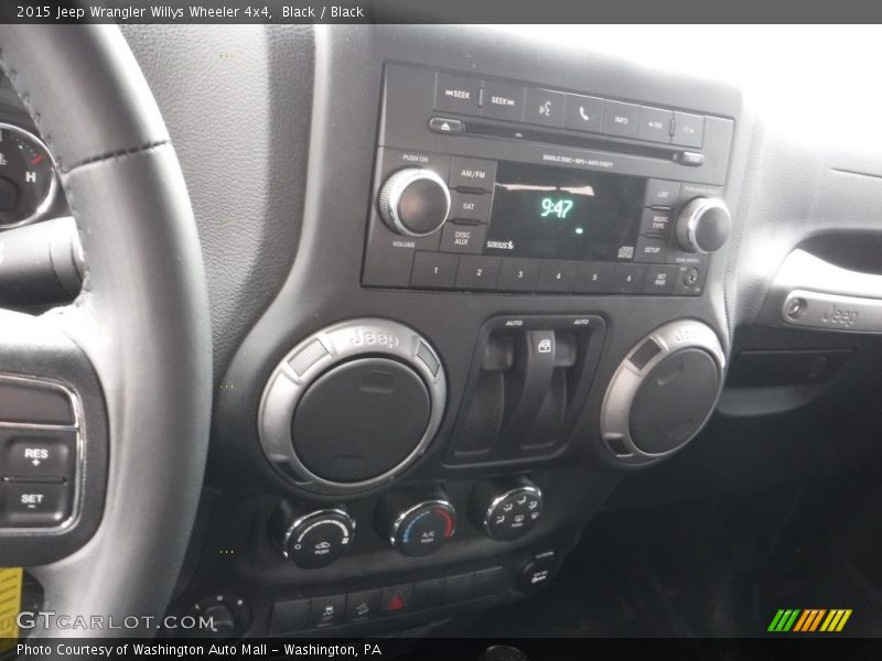 Black / Black 2015 Jeep Wrangler Willys Wheeler 4x4