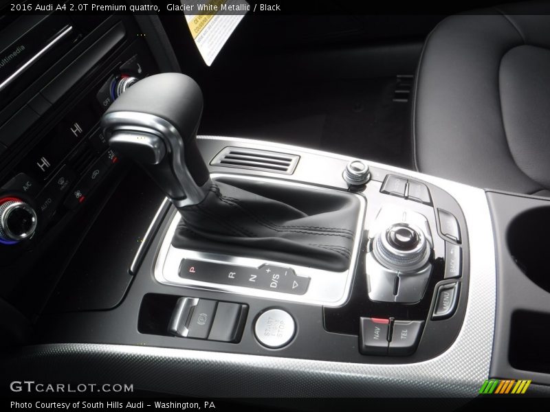 Glacier White Metallic / Black 2016 Audi A4 2.0T Premium quattro