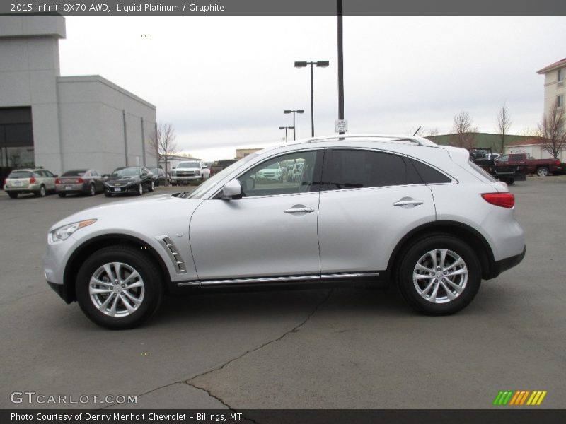  2015 QX70 AWD Liquid Platinum