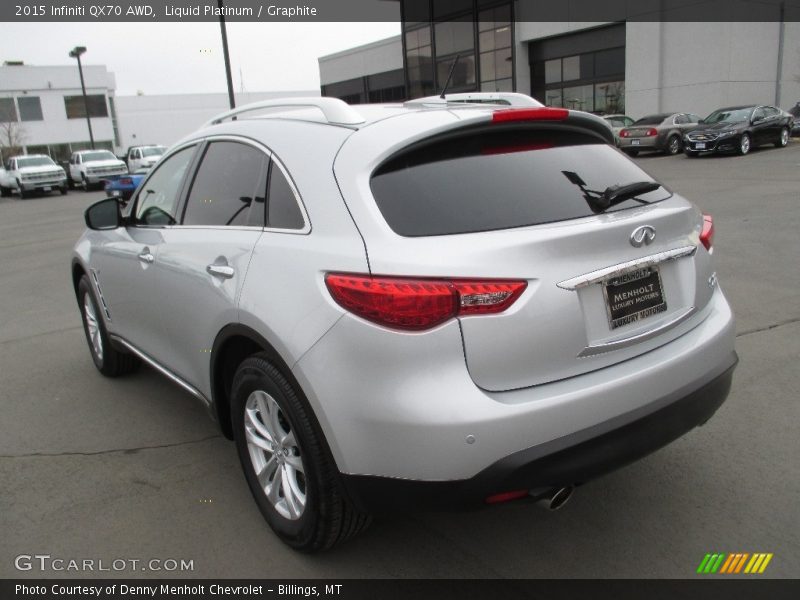 Liquid Platinum / Graphite 2015 Infiniti QX70 AWD