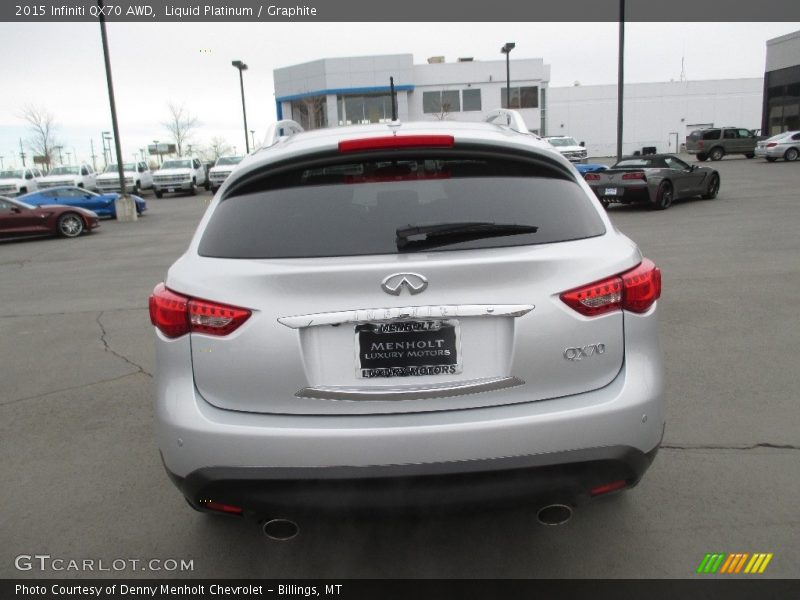 Liquid Platinum / Graphite 2015 Infiniti QX70 AWD