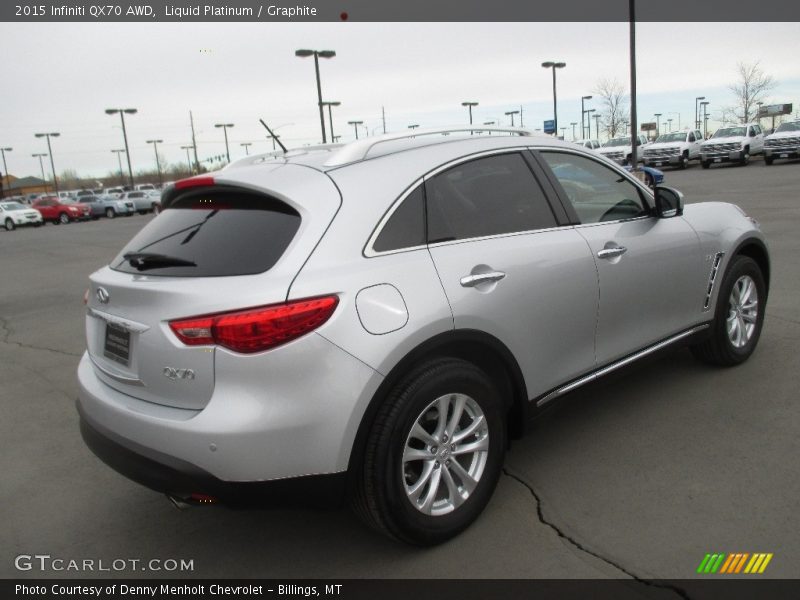 Liquid Platinum / Graphite 2015 Infiniti QX70 AWD