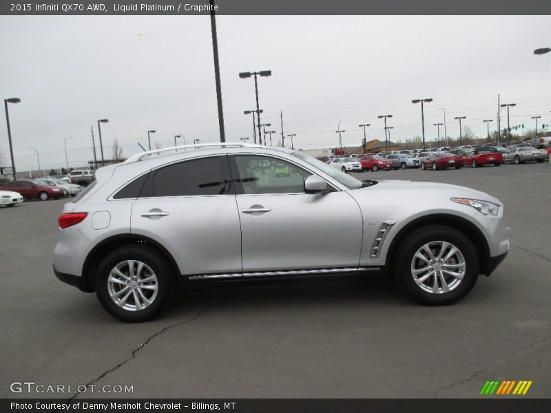 Liquid Platinum / Graphite 2015 Infiniti QX70 AWD