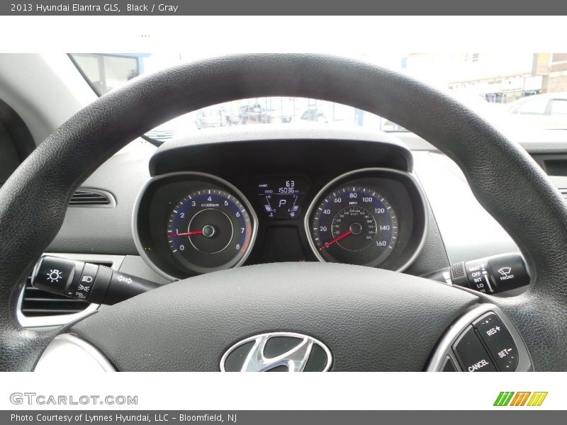 Black / Gray 2013 Hyundai Elantra GLS