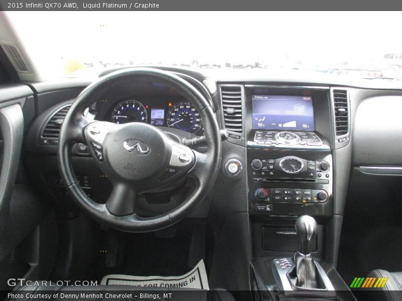 Liquid Platinum / Graphite 2015 Infiniti QX70 AWD