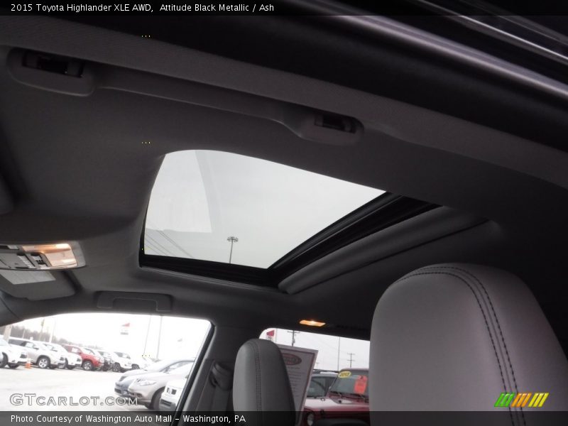 Attitude Black Metallic / Ash 2015 Toyota Highlander XLE AWD