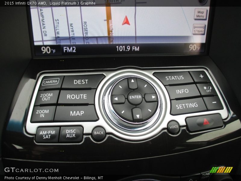 Liquid Platinum / Graphite 2015 Infiniti QX70 AWD