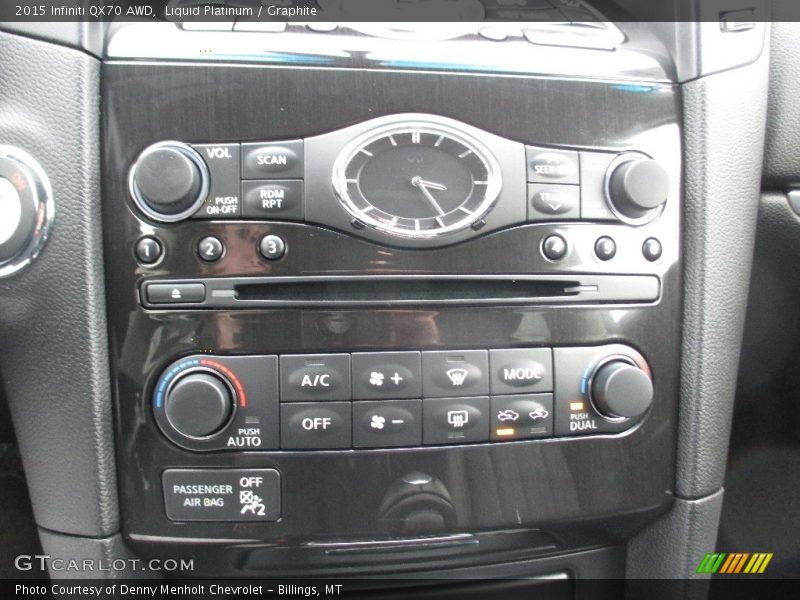 Liquid Platinum / Graphite 2015 Infiniti QX70 AWD