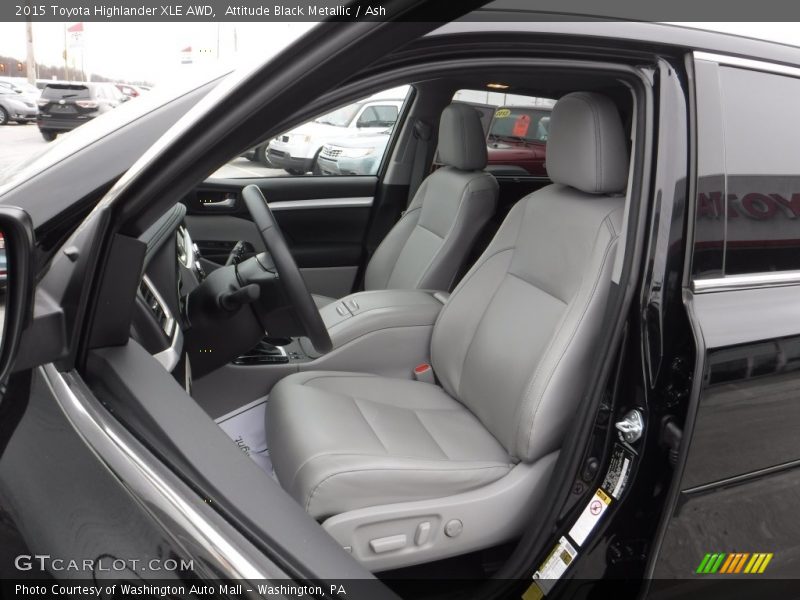 Attitude Black Metallic / Ash 2015 Toyota Highlander XLE AWD