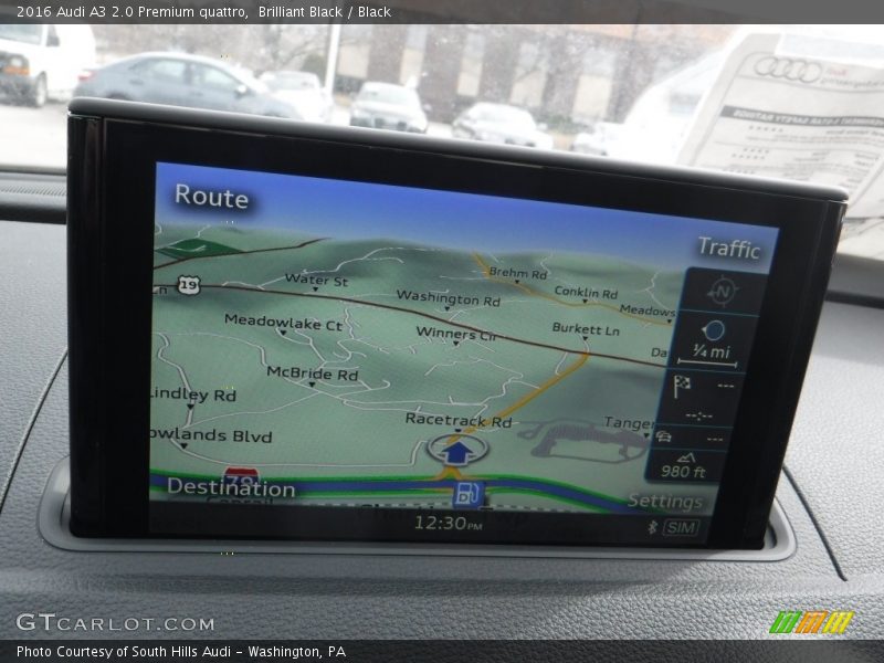 Brilliant Black / Black 2016 Audi A3 2.0 Premium quattro