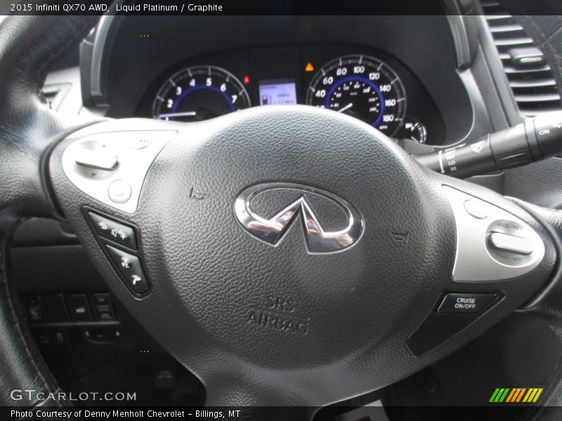Liquid Platinum / Graphite 2015 Infiniti QX70 AWD