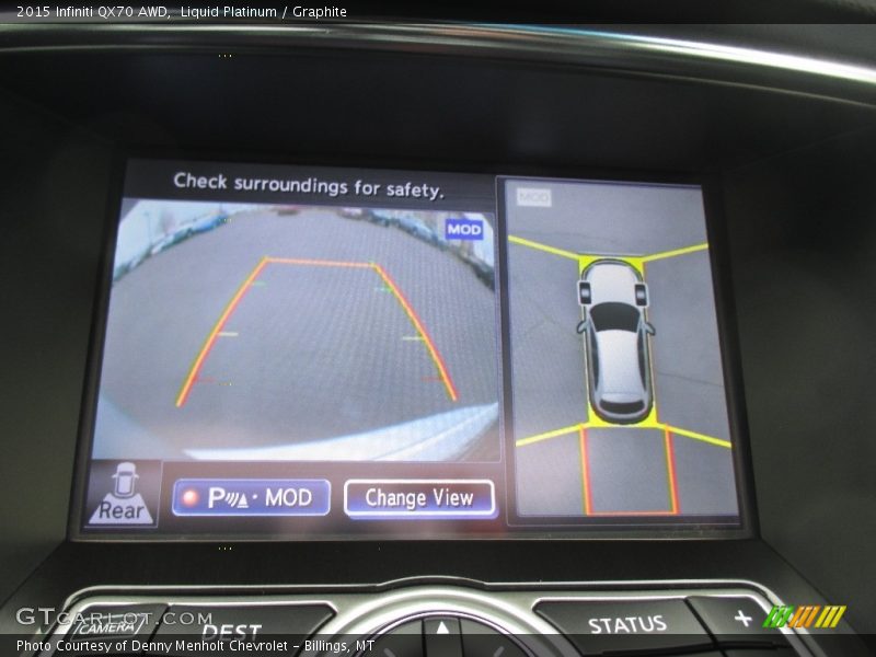 Liquid Platinum / Graphite 2015 Infiniti QX70 AWD