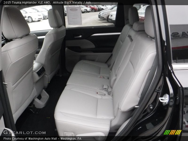 Attitude Black Metallic / Ash 2015 Toyota Highlander XLE AWD