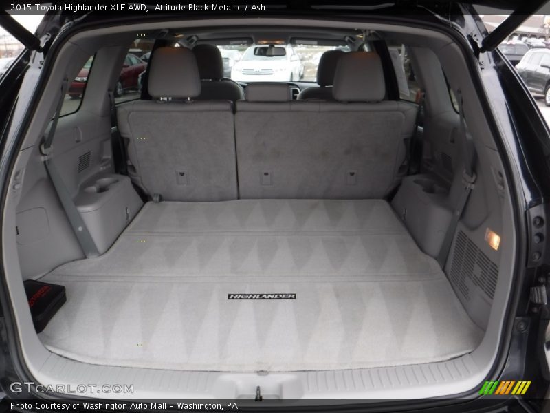 Attitude Black Metallic / Ash 2015 Toyota Highlander XLE AWD
