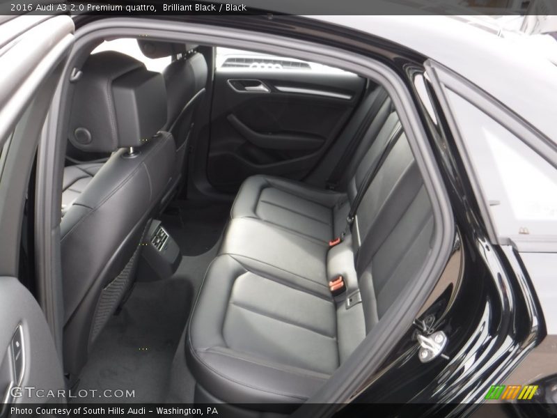 Brilliant Black / Black 2016 Audi A3 2.0 Premium quattro