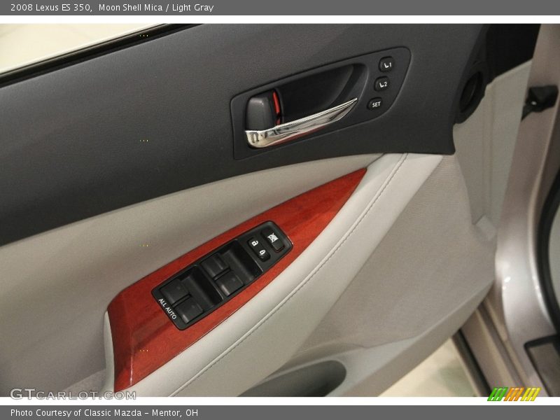 Moon Shell Mica / Light Gray 2008 Lexus ES 350
