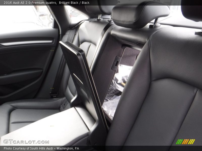 Brilliant Black / Black 2016 Audi A3 2.0 Premium quattro
