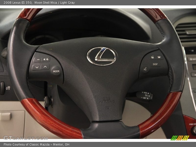 Moon Shell Mica / Light Gray 2008 Lexus ES 350