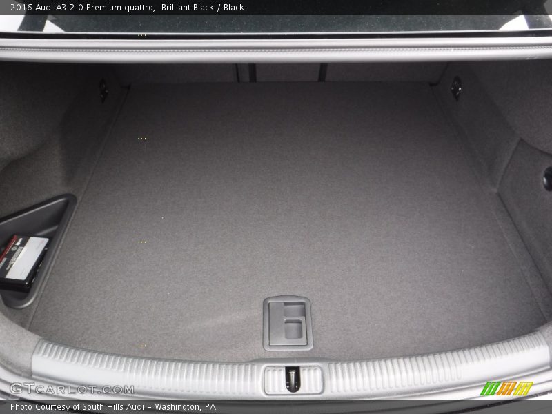 Brilliant Black / Black 2016 Audi A3 2.0 Premium quattro