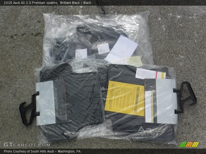 Brilliant Black / Black 2016 Audi A3 2.0 Premium quattro