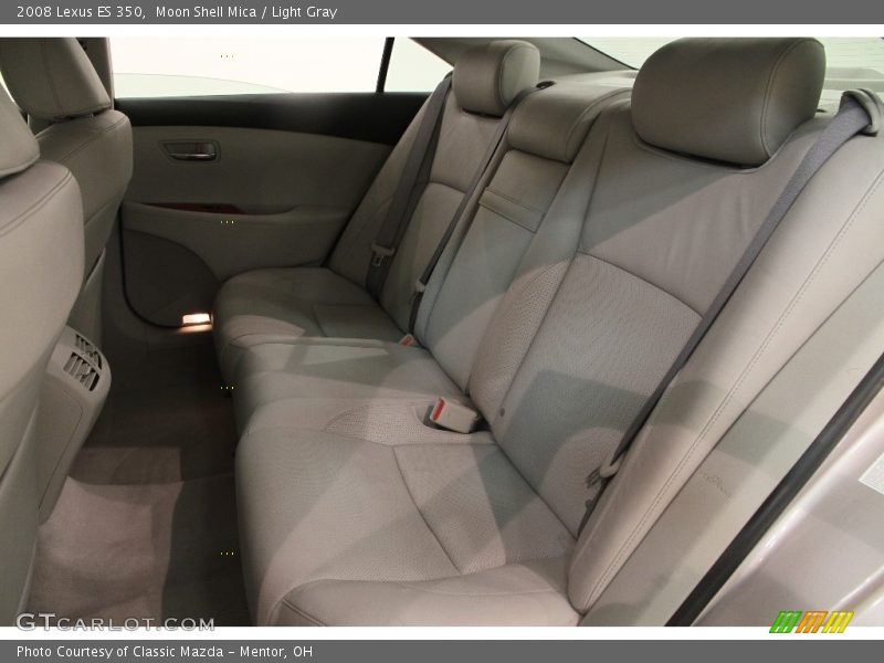 Moon Shell Mica / Light Gray 2008 Lexus ES 350