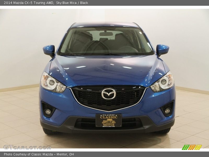 Sky Blue Mica / Black 2014 Mazda CX-5 Touring AWD